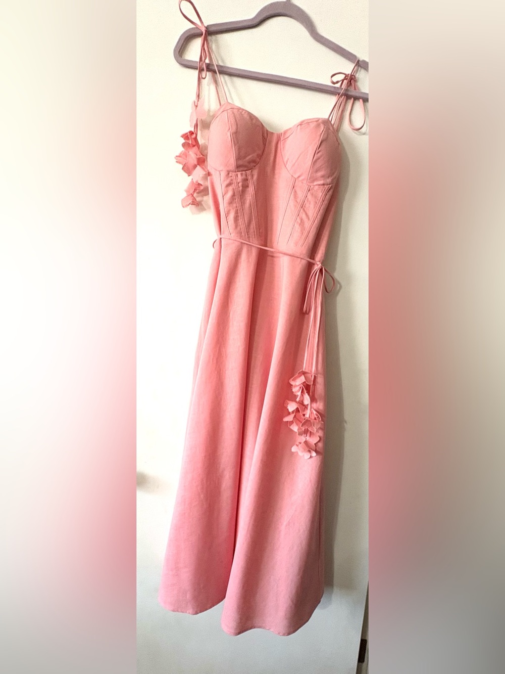 Whimsical Chic Sexy Sun Dress by MainStrip. Linen/Cotten Blend w/Poly Lining,S-L
